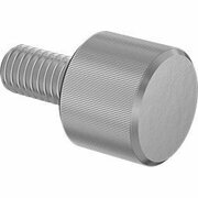 BSC PREFERRED Stainless Steel High-Profile Knurled-Head Thumb Screw 3/8-16 Thread Size 3/4 Long 93585A390
